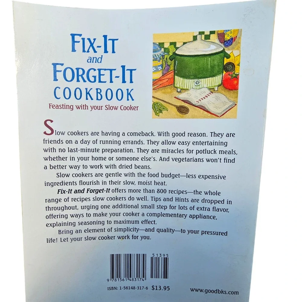 Fix-It‎ and Forget-It Cookbook Slow Cooker Recipes Ranck Good Paperback 2000
